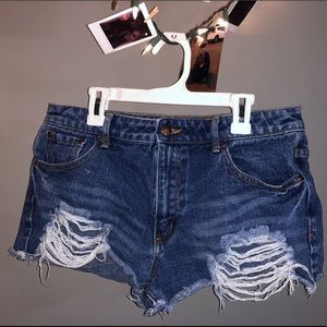 Forever 21 Distressed Shorts